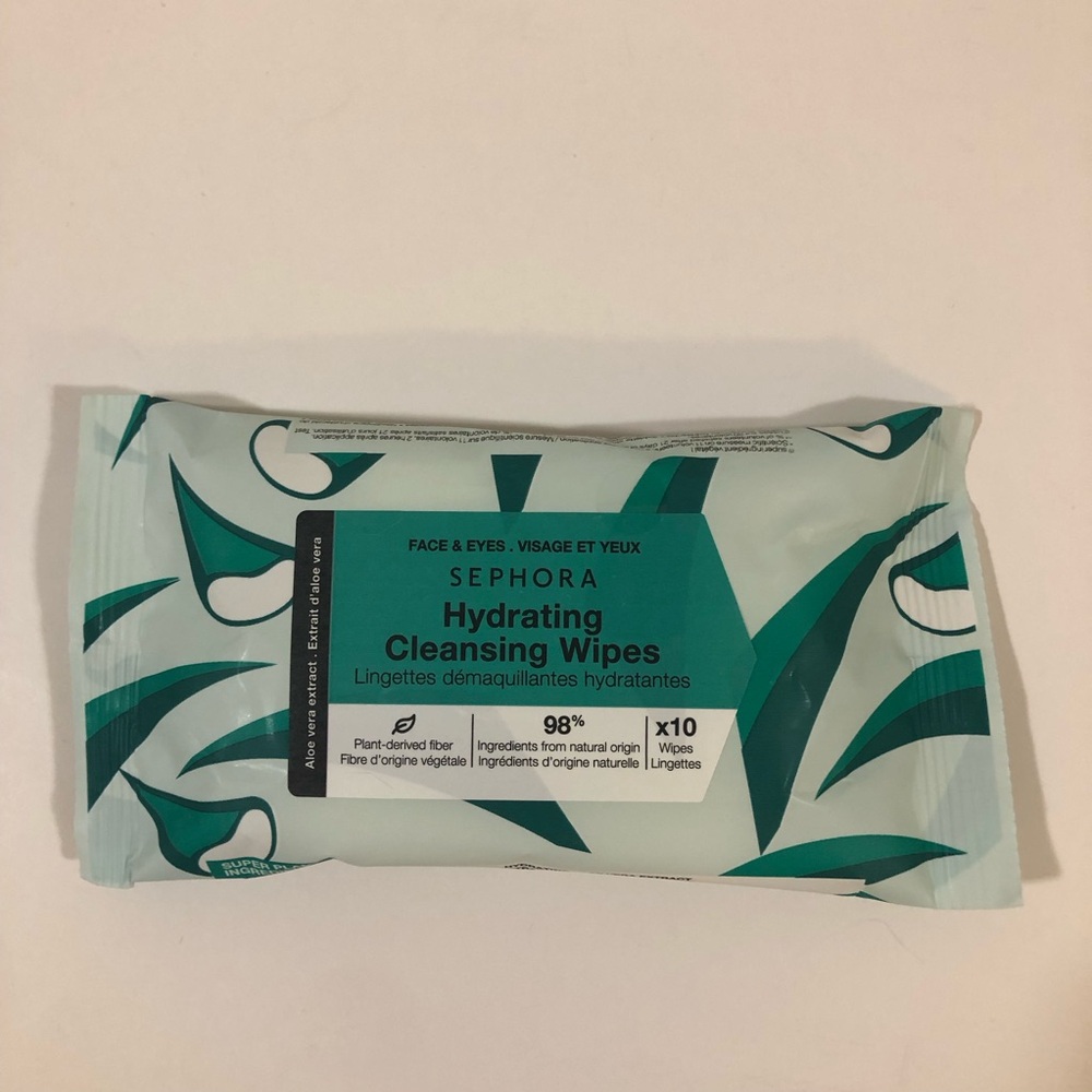 3/$20 Sephora Hydrating Cleansing Wipes Aloe Vera NWOT